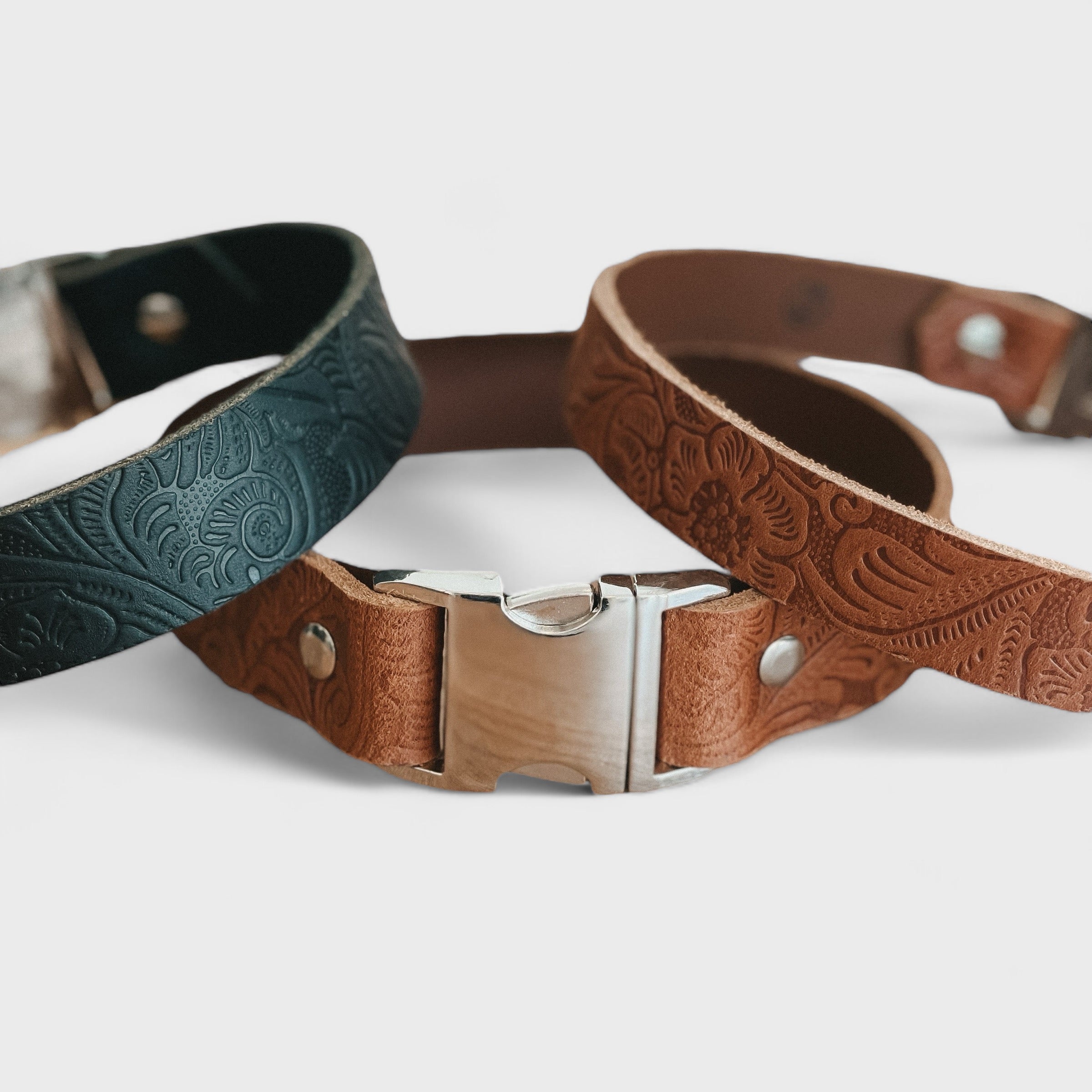 Lederhalsband "Flori"